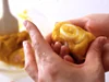 均等になるようにボウルの中で目安をつけて等分する