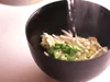 具をすべてお椀に入れたら熱湯を注ぐだけ