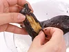 焼き残しがあるとむきにくいので注意して