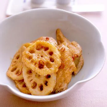 れんこんと手羽先の南蛮漬け