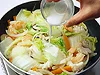 片栗粉を加えたら一度煮立たせて片栗粉にきちんと火を通す
