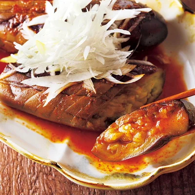 韓国風蒸しなす