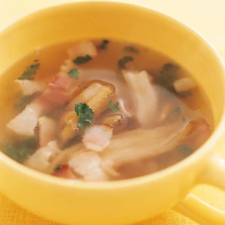 ベーコンとごぼうのスープ