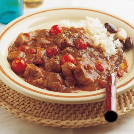 豚肉の甘酸っぱいカレー