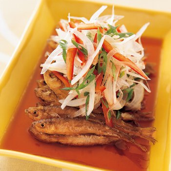 わかさぎとアスパラの炒めもの By中島有香さんの料理レシピ プロのレシピならレタスクラブ