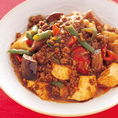 たっぷり野菜の麻婆豆腐