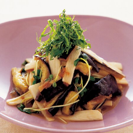 なすと長いもの和風サラダ By牧野直子さんの料理レシピ プロのレシピならレタスクラブ