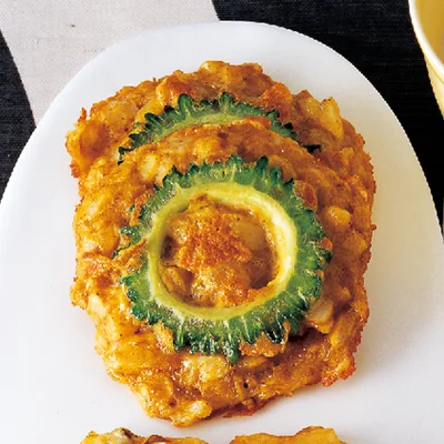 ゴーヤーカレーチヂミ
