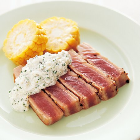 まぐろステーキのタルタルソース By藤野嘉子さんの料理レシピ プロのレシピならレタスクラブ
