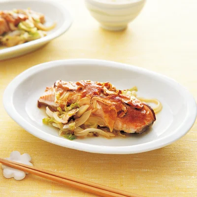 鮭のちゃんちゃん焼き風