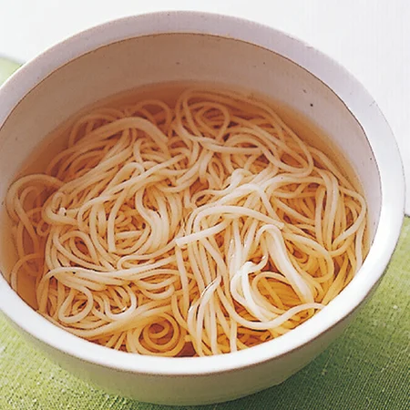 だし汁そうめん