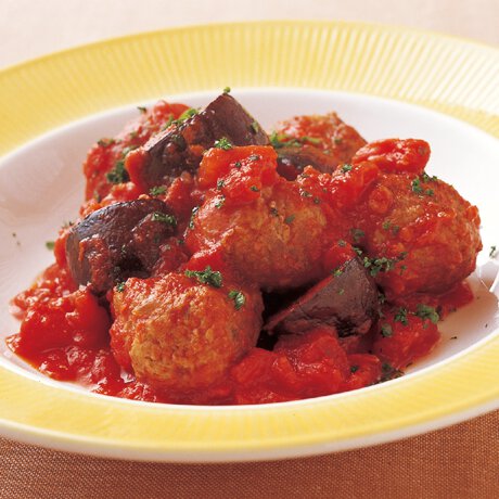 肉だんごとなすのトマト煮 By石原洋子さんの料理レシピ プロのレシピならレタスクラブ