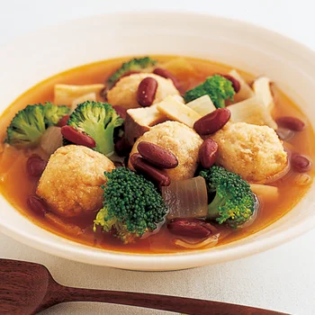 豆のミネストローネ風デトックススープ
