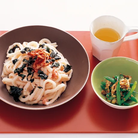 明太子キムチうどん定食