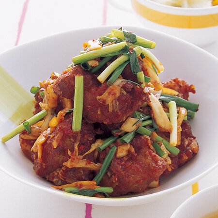 から揚げのキムチあえ By藤井恵さんの料理レシピ プロのレシピならレタスクラブ