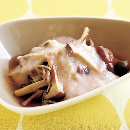きのこのおひたしとろろがけ By飛田和緒さんの料理レシピ プロのレシピならレタスクラブ