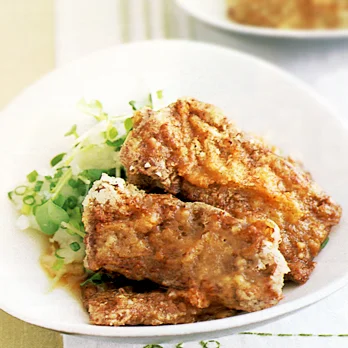 牛肉立田揚げのおろし添え