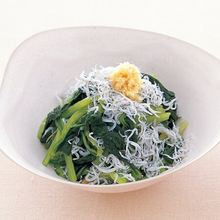 小松菜としらすのしょうがおひたし By植松良枝さんの料理レシピ プロのレシピならレタスクラブ