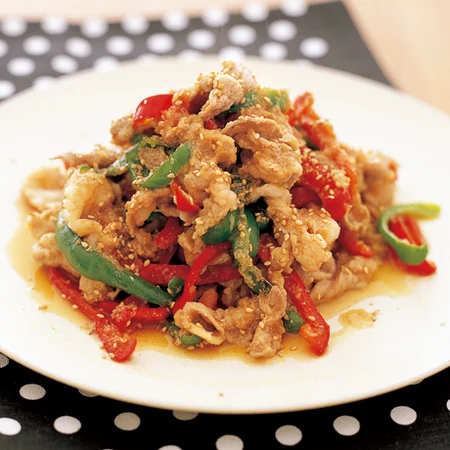 豚こまのおろし玉ねぎ漬け焼き