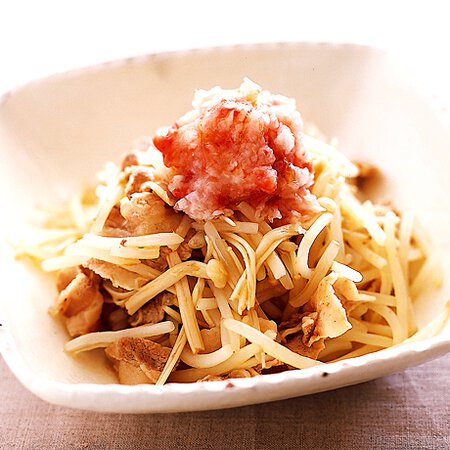 豚もやしの梅おろしあえ By小林まさみさんの料理レシピ プロのレシピならレタスクラブ