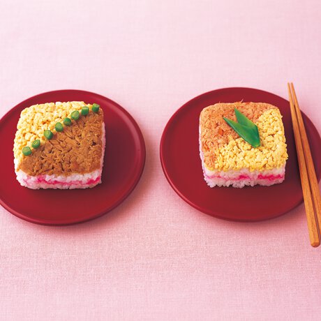 ２色のミニ押しずし By野口真紀さんの料理レシピ プロのレシピならレタスクラブ