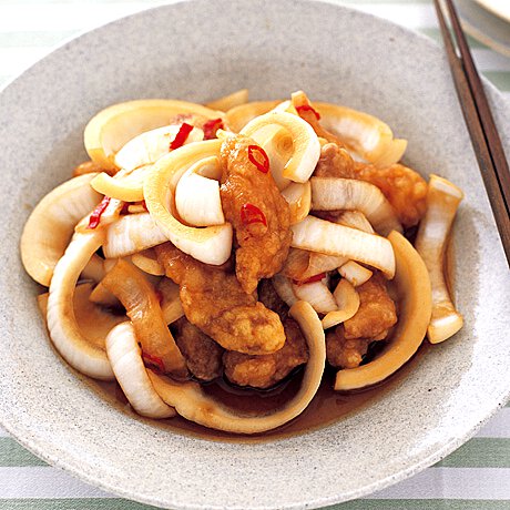 とりから揚げと新玉ねぎの南蛮漬け By植松良枝さんの料理レシピ プロのレシピならレタスクラブ