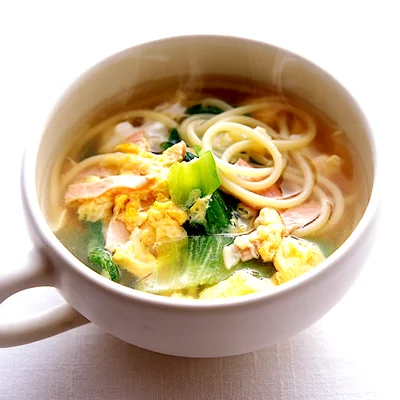 かき玉パスタスープ