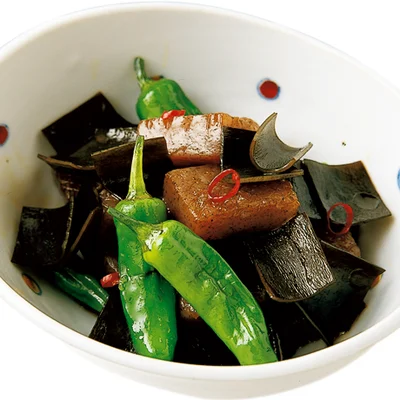 昆布とこんにゃくの炒め煮