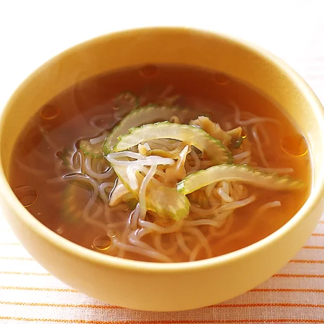 しらたきの酸辣湯風スープ