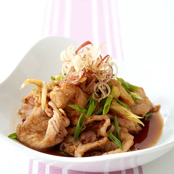 みょうがたっぷりポークジンジャー