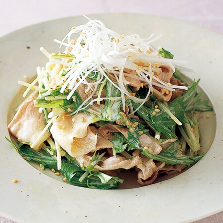 豚しゃぶと水菜のサラダ By坂田阿希子さんの料理レシピ プロのレシピならレタスクラブ
