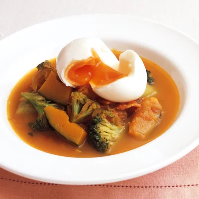 カレー風味のミネストローネ