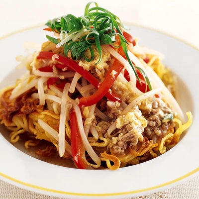 あんかけかた焼きそば