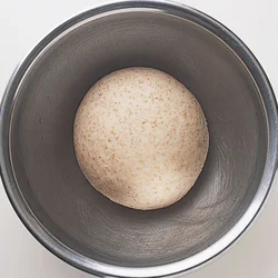 生地が1.2倍くらいになったら一次発酵終了。
