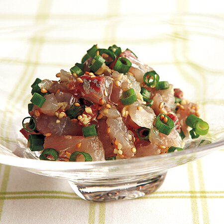 あじのスタミナたたき By鈴木薫さんの料理レシピ プロのレシピならレタスクラブ
