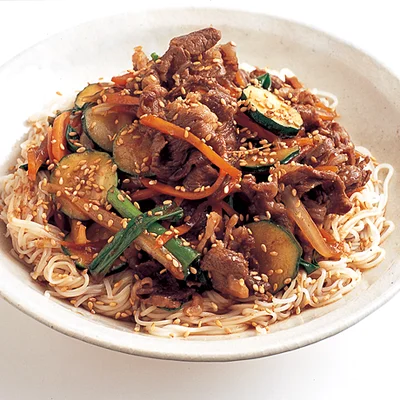 チャプチェぶっかけそうめん