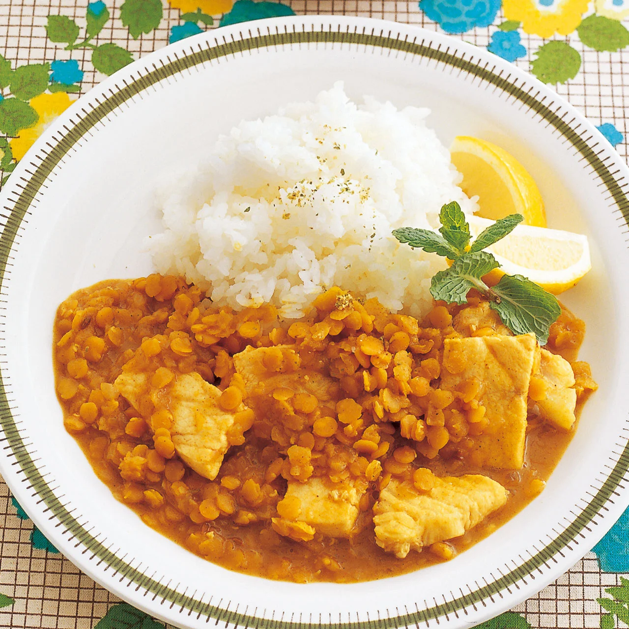 かじきと豆のカレー