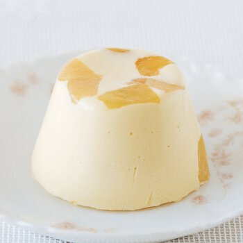 桃ババロア By本間節子さんの料理レシピ プロのレシピならレタスクラブ