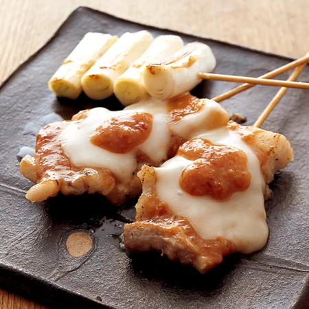 焼きとんのにんにくみそ焼き