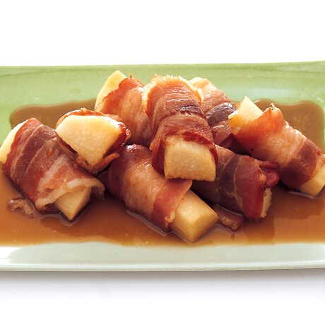 長いものベーコン巻き照り焼き By村田裕子さんの料理レシピ プロのレシピならレタスクラブ