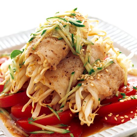 豚巻きもやしのレンジ蒸し By小林まさみさんの料理レシピ プロのレシピならレタスクラブ