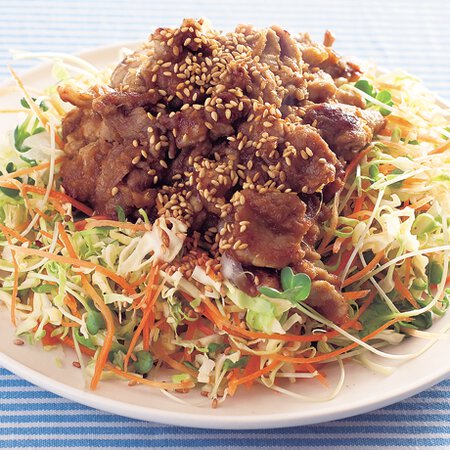 野菜たっぷり豚しょうが焼き Bymako 多賀正子 さんの料理レシピ プロのレシピならレタスクラブ