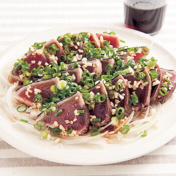 かつおのたたきポン酢漬け By平井淑子さんの料理レシピ プロのレシピならレタスクラブ
