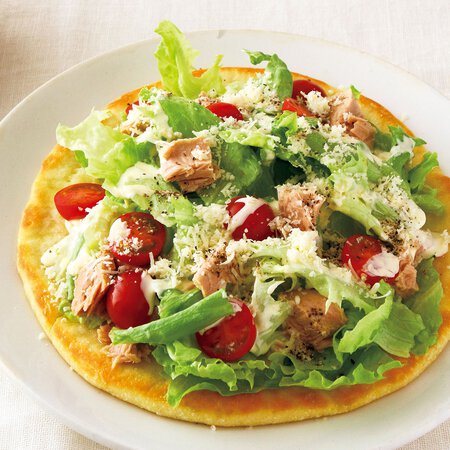 シーザーサラダピザ By重信初江さんの料理レシピ プロのレシピならレタスクラブ