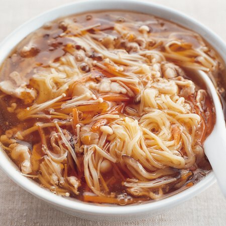 酸辣湯 サンラータン 麺 By外処佳絵さんの料理レシピ プロのレシピならレタスクラブ
