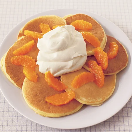 オレンジヨーグルトクリームパンケーキ