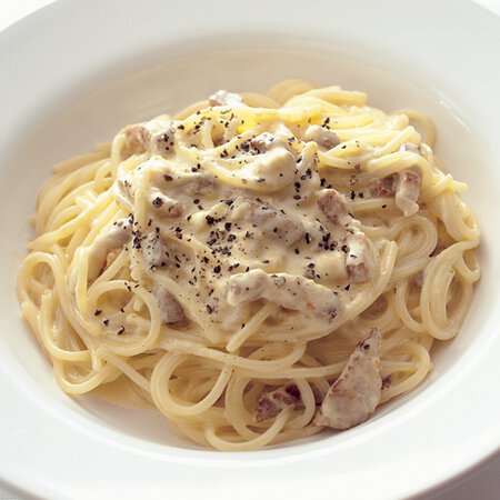クリーミーカルボナーラ By佐竹弘さんの料理レシピ プロのレシピならレタスクラブ