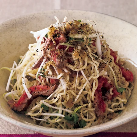 牛中華あえ麺