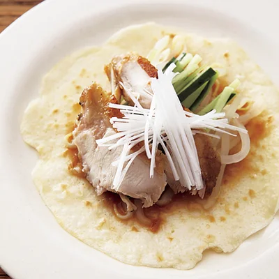 ローストチキンの北京ダック風