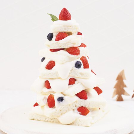 白スポンジのツリーケーキ By石橋かおりさんの料理レシピ プロのレシピならレタスクラブ